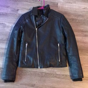 Faux Leather Jacket